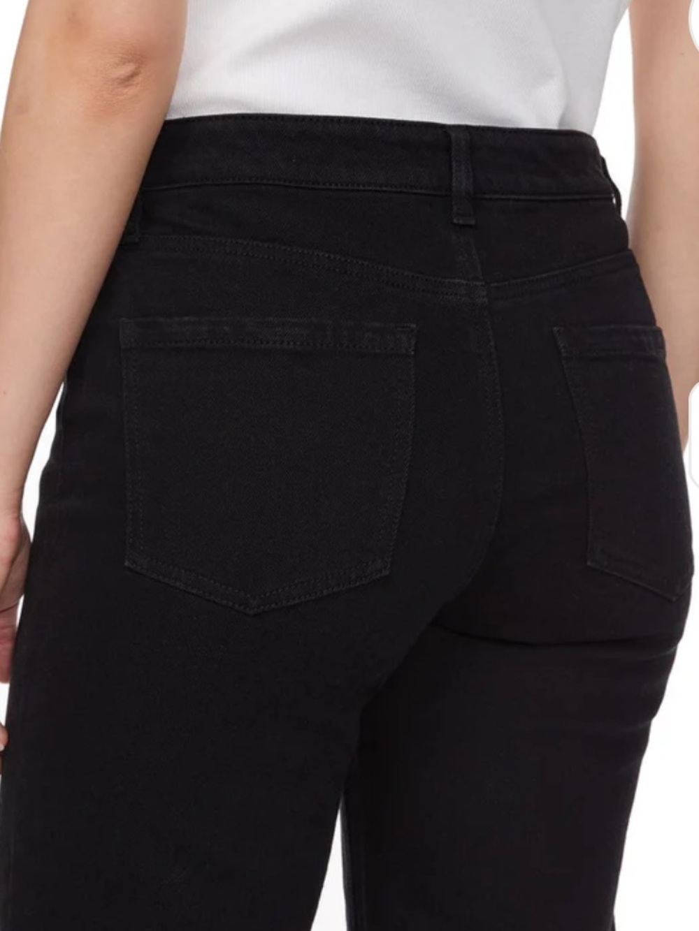 Buffalo Women's High Rise Wide Leg Jean - Della - Black - Picture 2 of 4